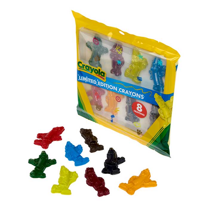 Limited Edition Character Shaped Crayons 8 Count