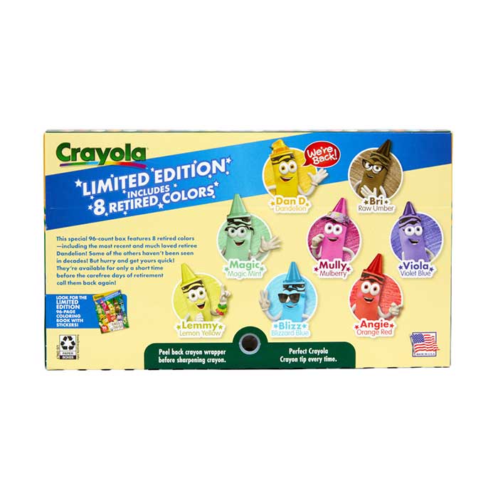 Classic &amp; Limited Edition Crayons 96 Crayons