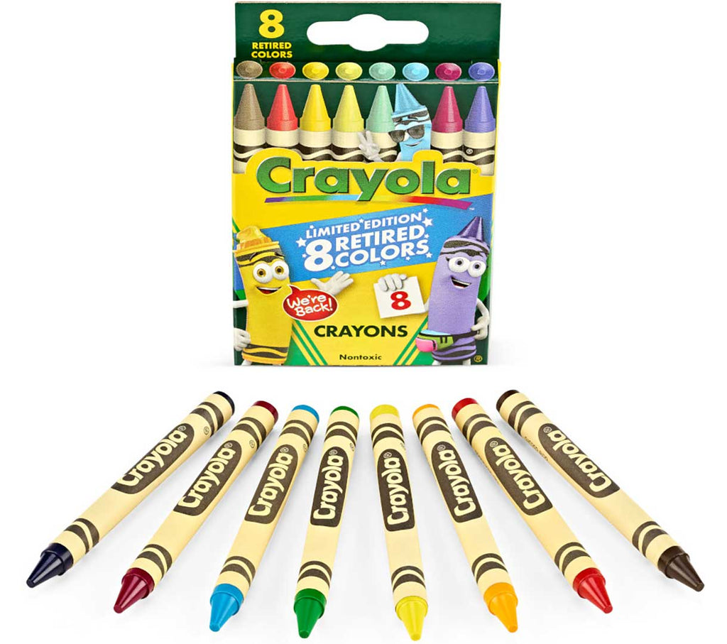 Limited Edition Retired Crayons 8 Count