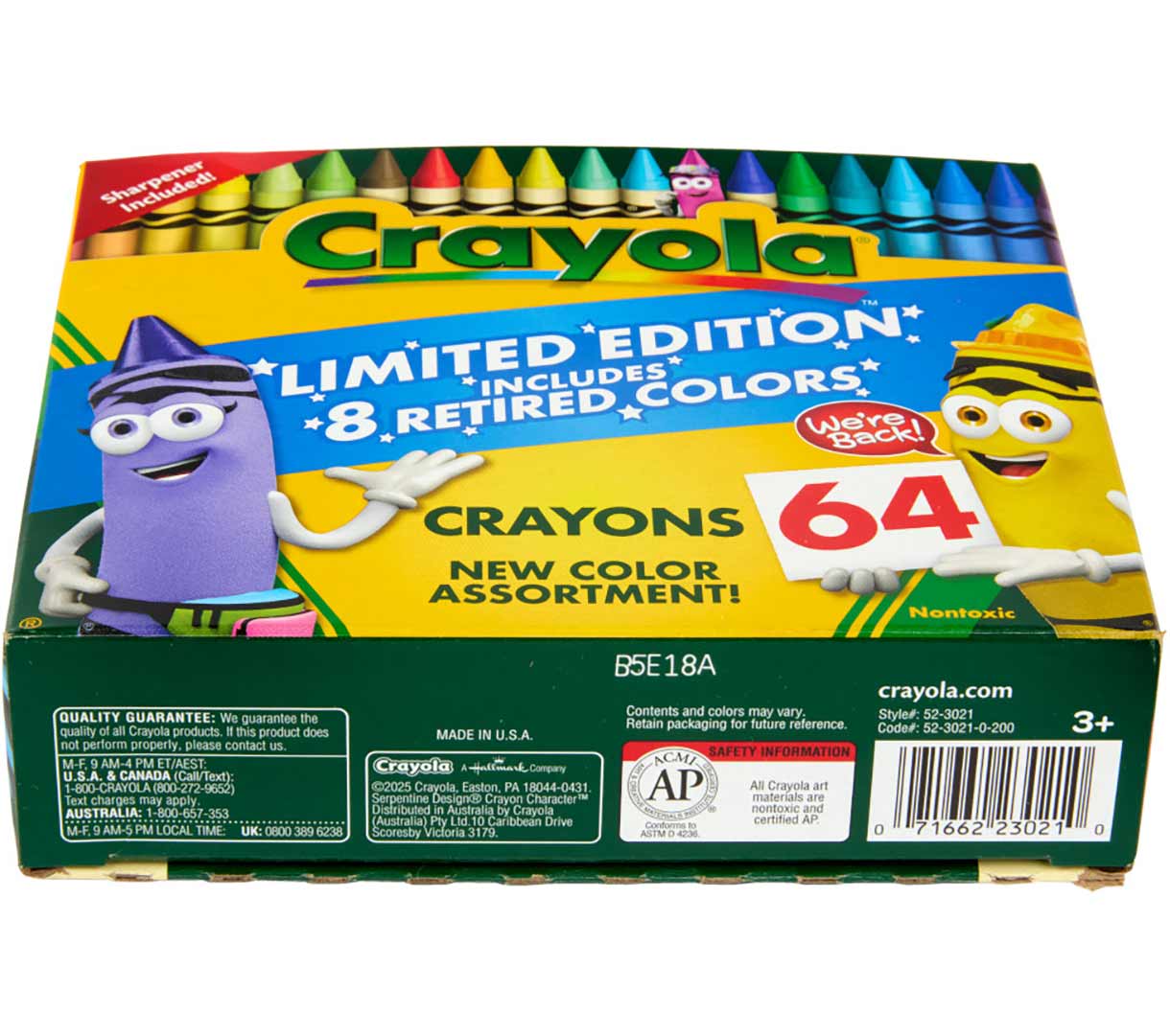 Classic &amp; Limited Edition Retired Crayons 64 Count