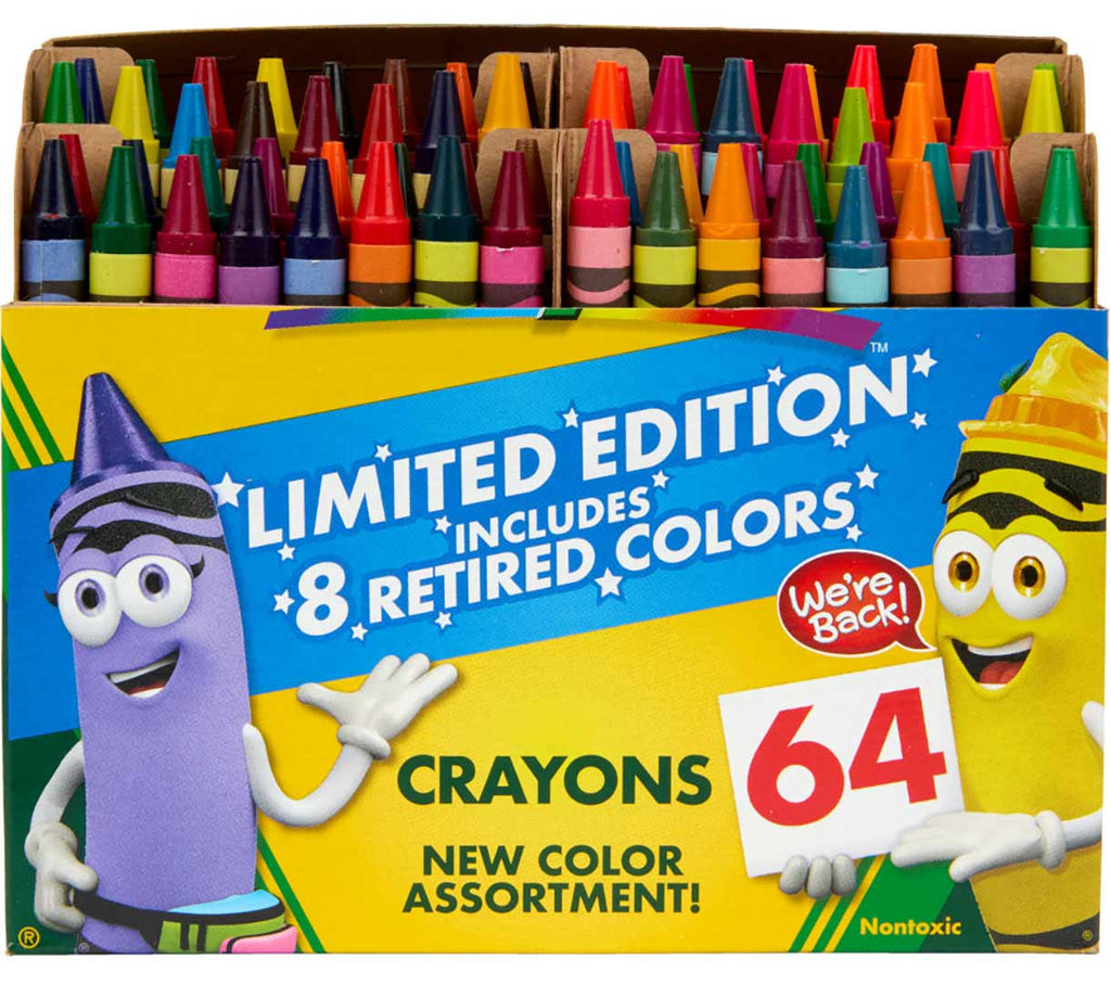 Classic &amp; Limited Edition Retired Crayons 64 Count