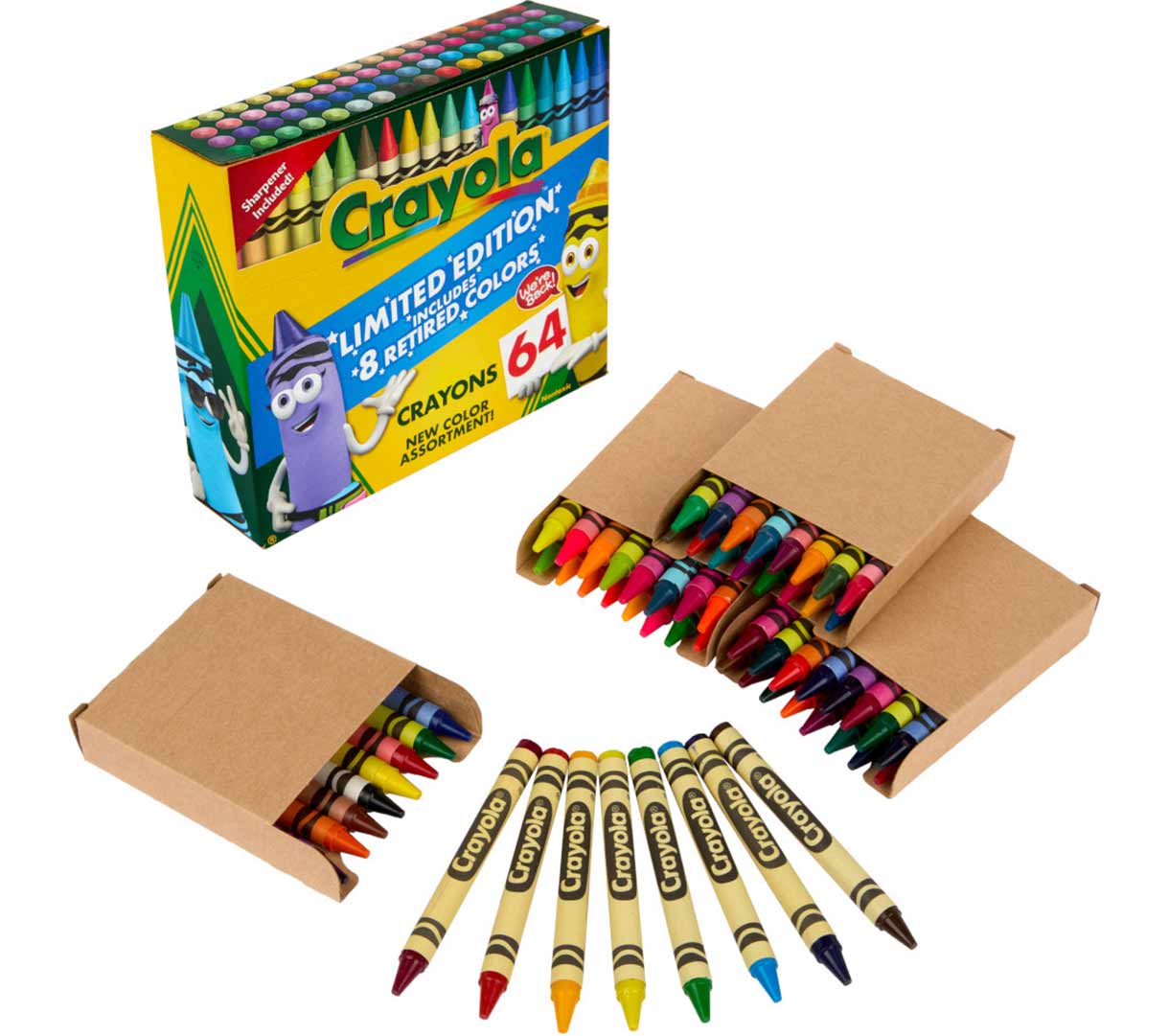 Classic &amp; Limited Edition Retired Crayons 64 Count