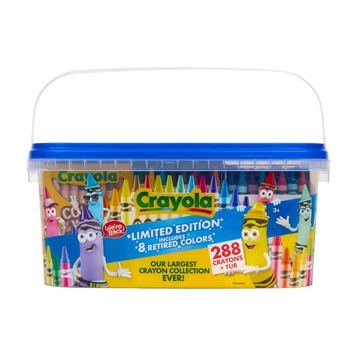 Limited Edition Crayon Tub 288 Colors