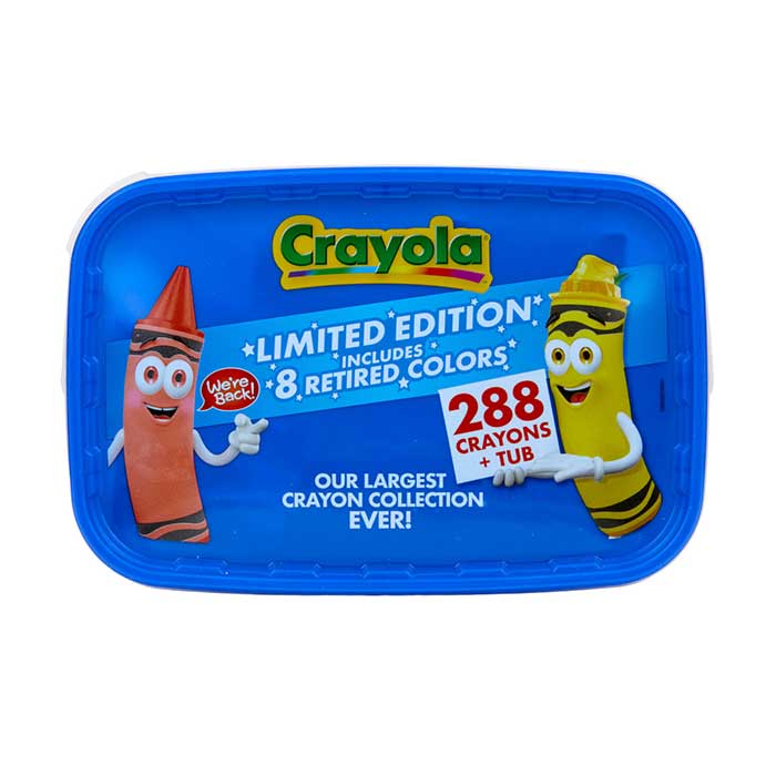 Limited Edition Crayon Tub 288 Colors