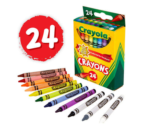 24 Count Classic Crayons
