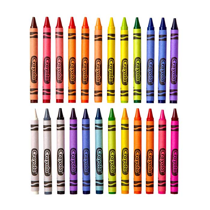 Bulk 24 Box Classpack of 24 Crayons