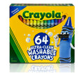 Ultra-Clean Washable Crayons 64 count