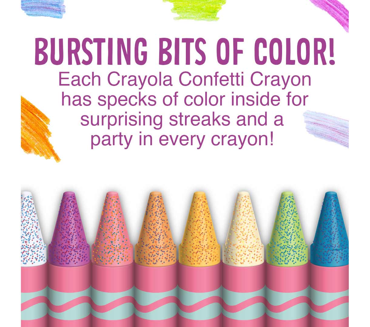 Confetti Crayons 24 Count