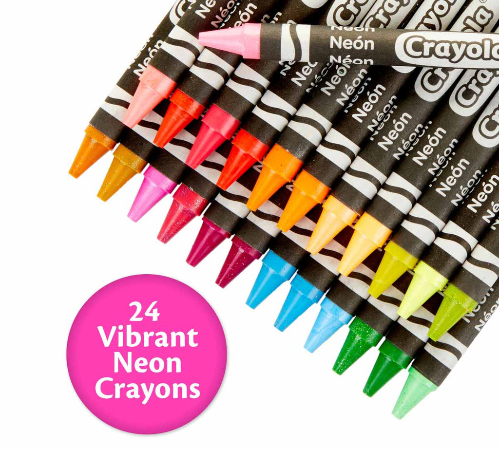 Neon Crayons 24 Count