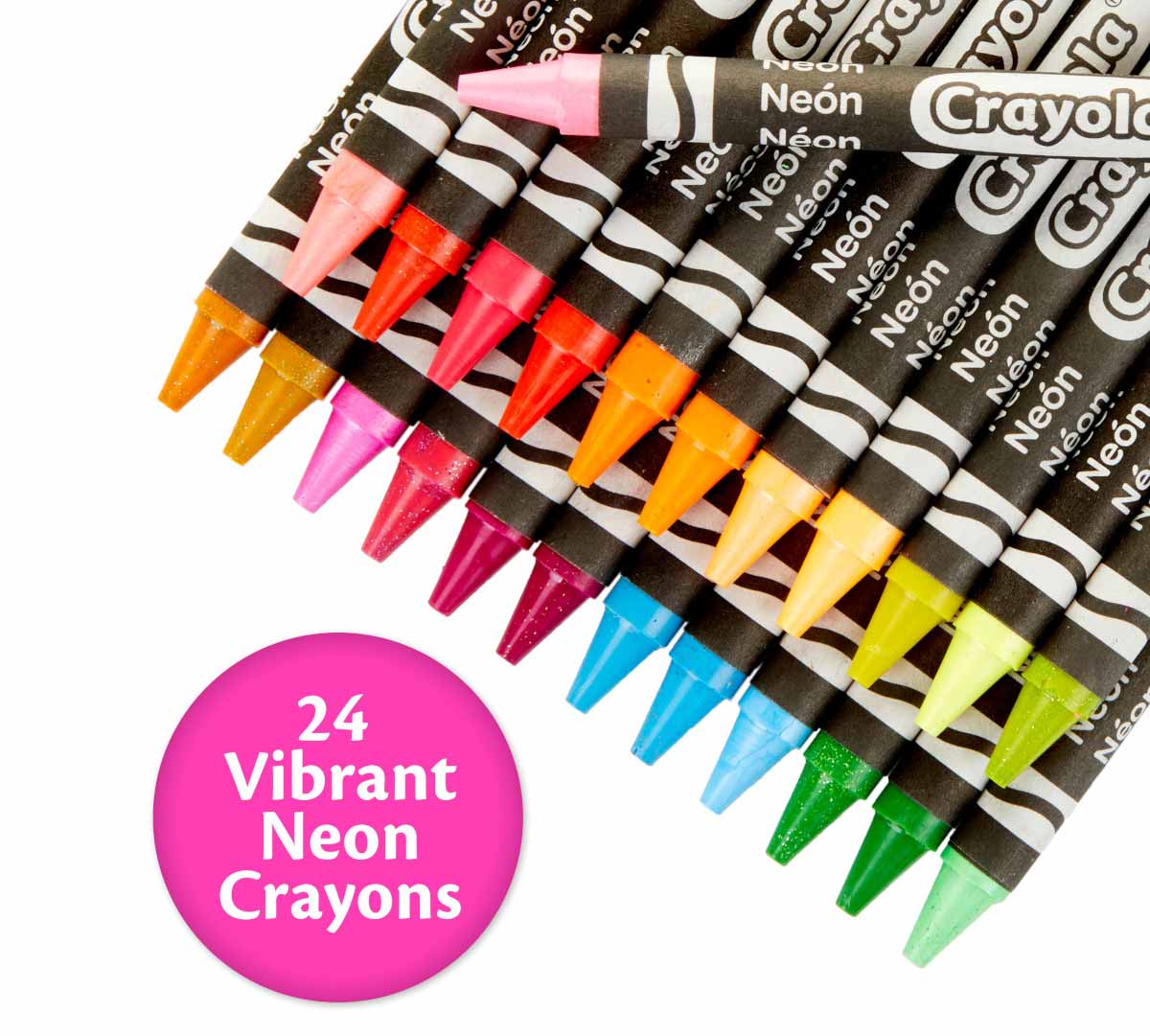 Neon Crayons 24 Count