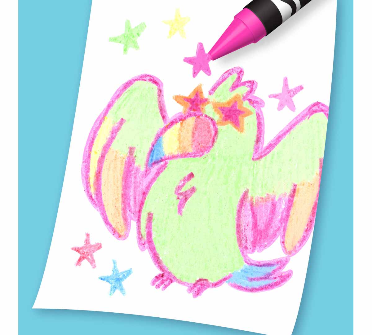 Neon Crayons 24 Count