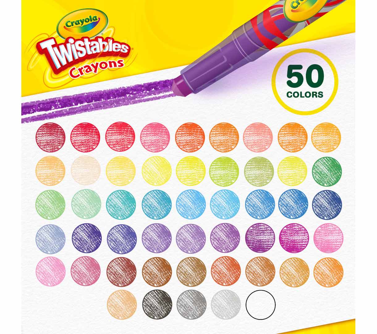 Mini Twistables Crayons 50 ct.