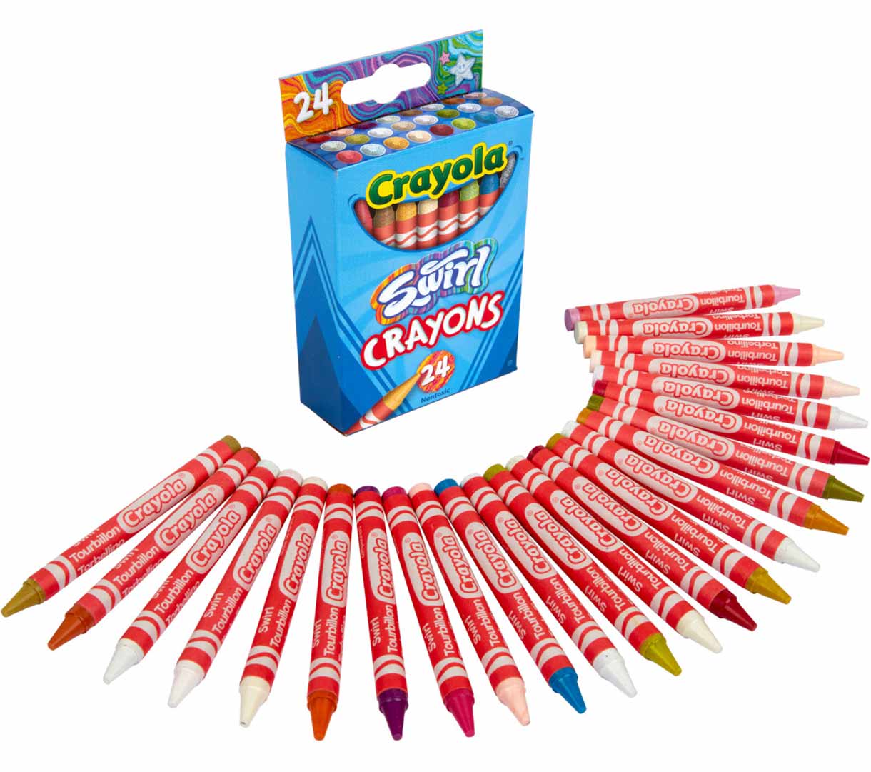 Swirl Crayons 24 Count