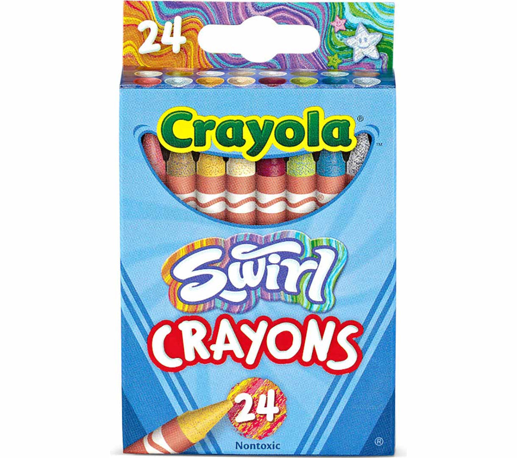 Swirl Crayons 24 Count