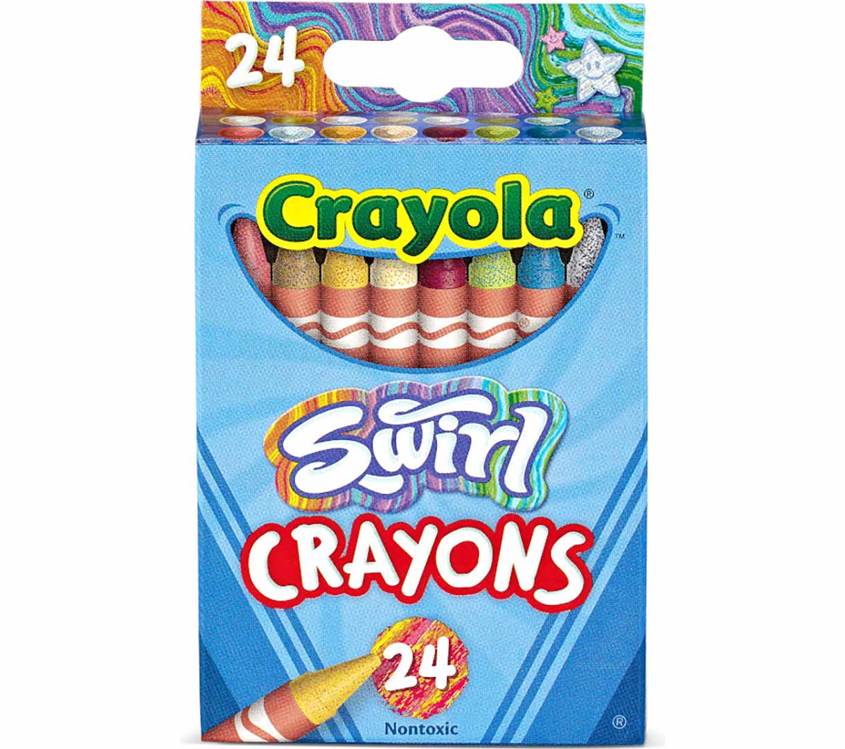 Swirl Crayons 24 Count