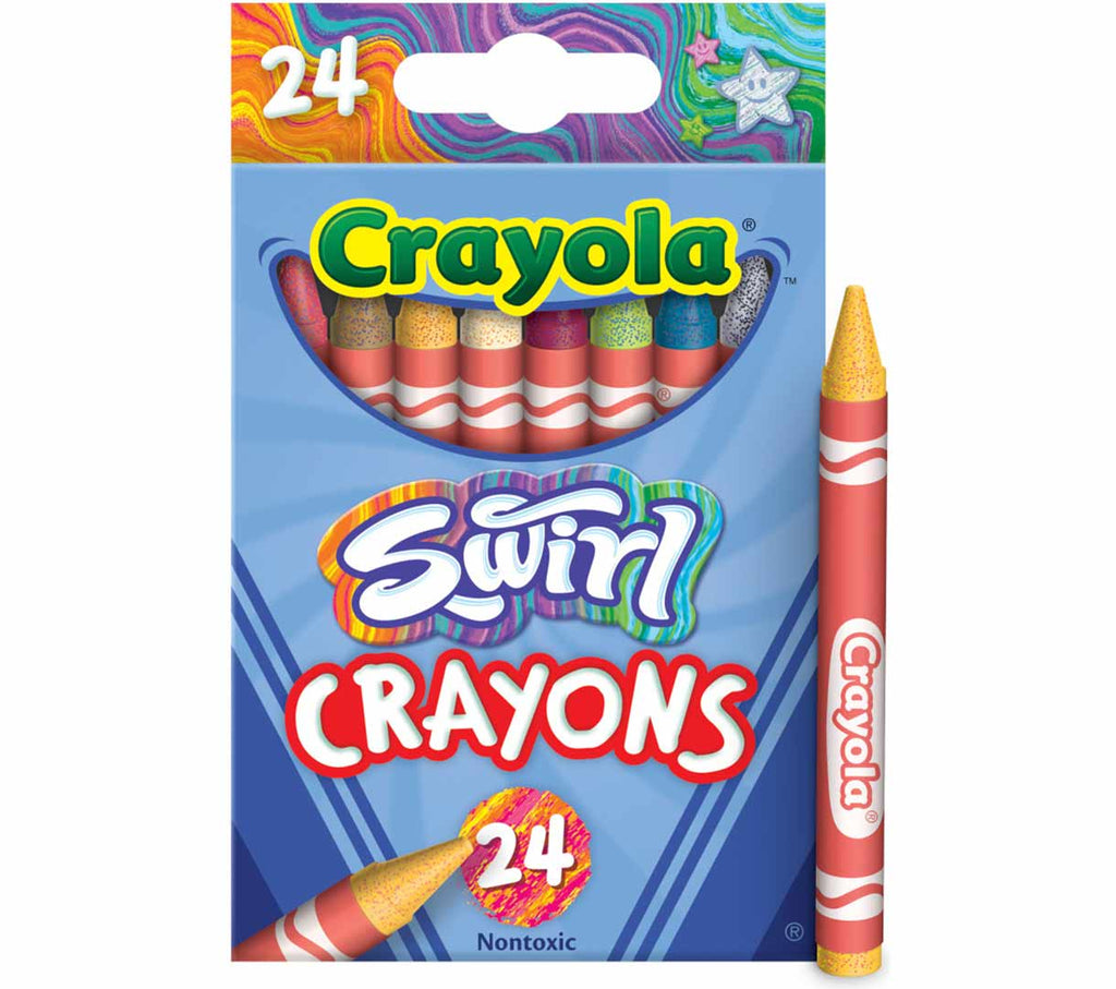 Swirl Crayons 24 Count