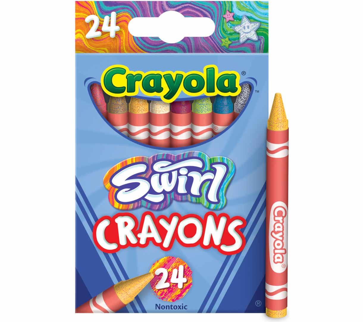 Swirl Crayons 24 Count
