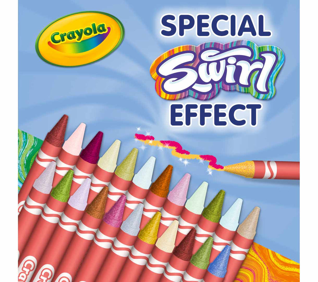 Swirl Crayons 24 Count