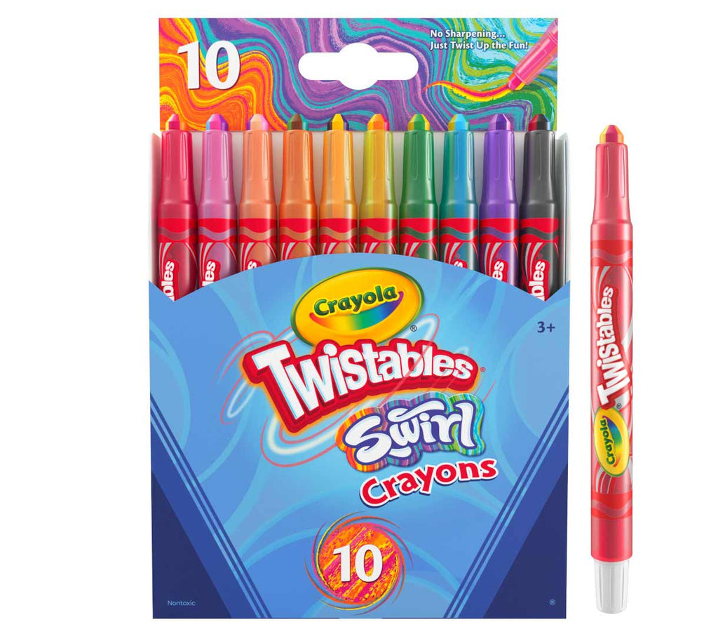 Swirl Twistables Mini Crayons 10 Count
