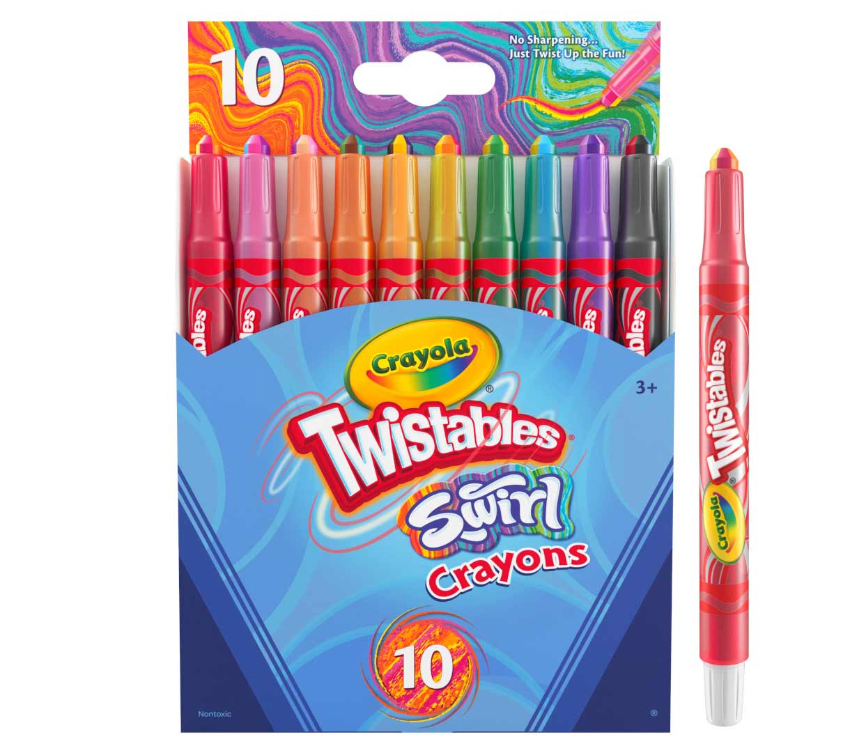 Swirl Twistables Mini Crayons 10 Count