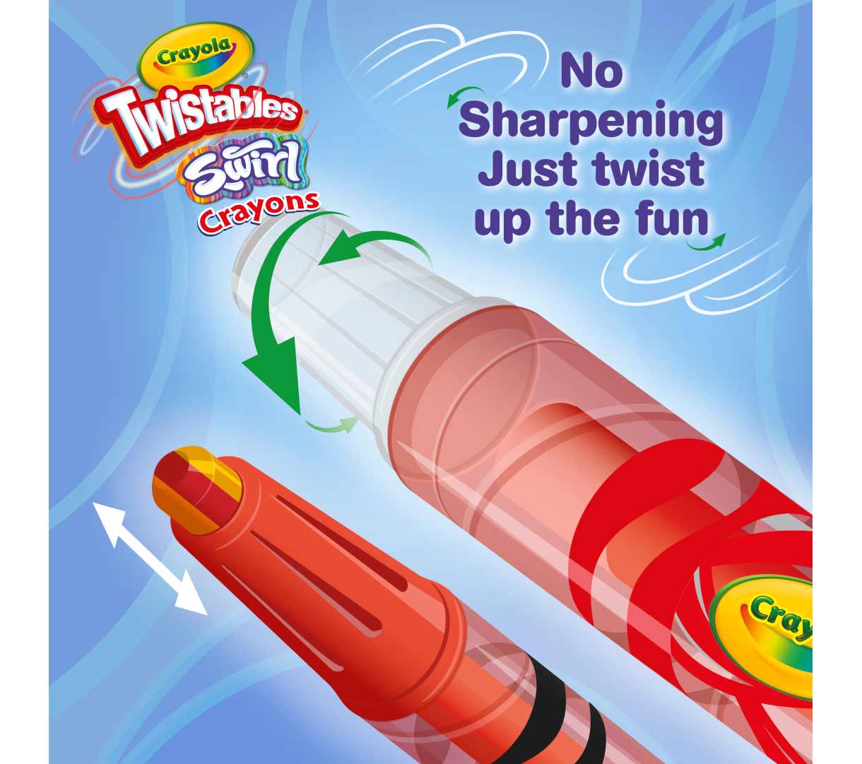 Swirl Twistables Mini Crayons 10 Count