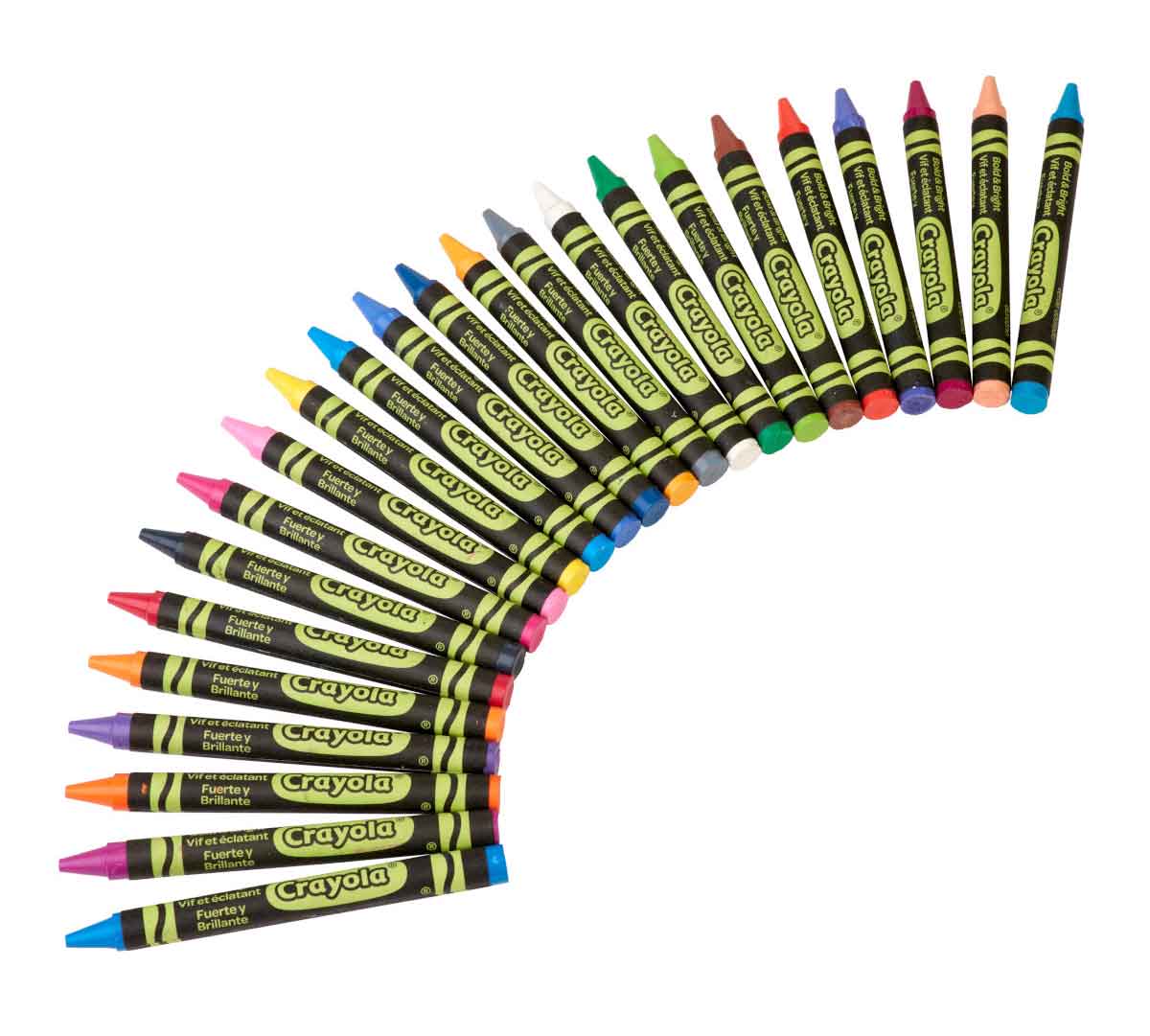 Bold &amp; Bright Construction Paper Crayons 24 Count