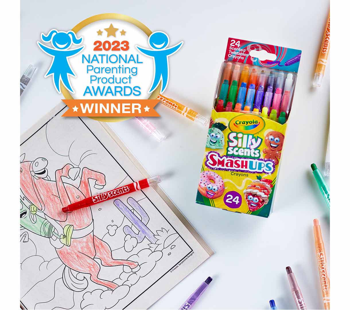 Silly Scents™ Smash Ups Mini Twistables Scented Crayons 24 count