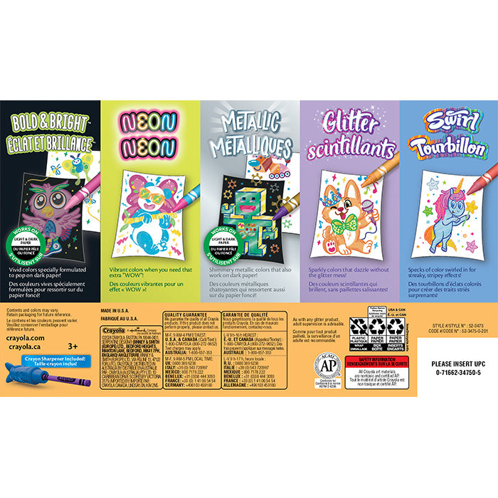 Special Effects Crayon Set 120 Count