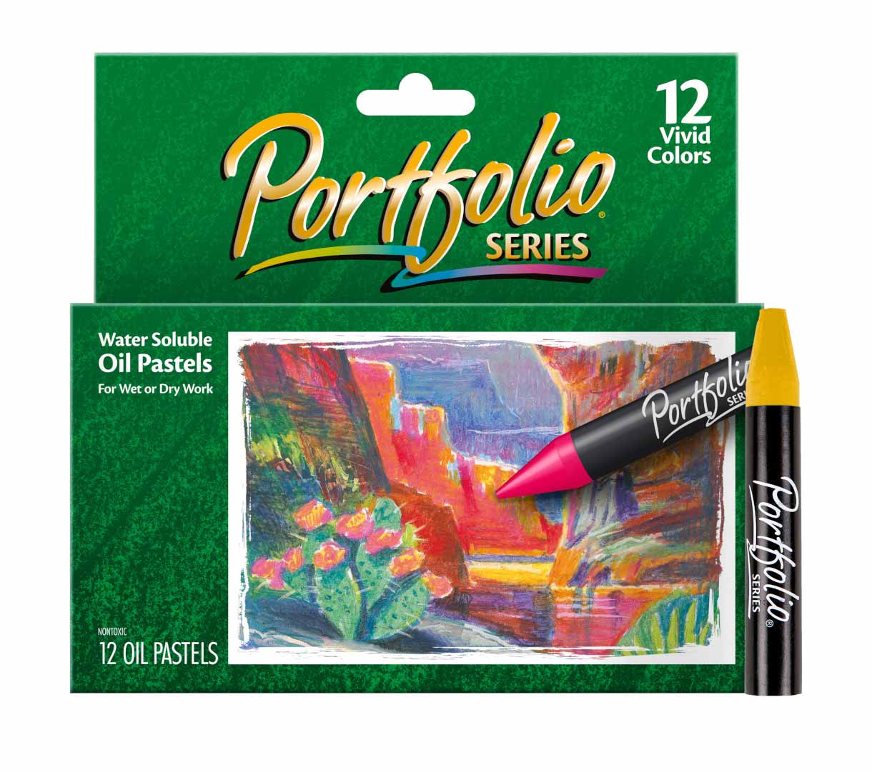 Portfolio Series Water Soluble Oil Pastels 12 count