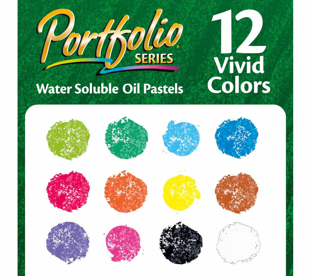 Portfolio Series Water Soluble Oil Pastels 12 count