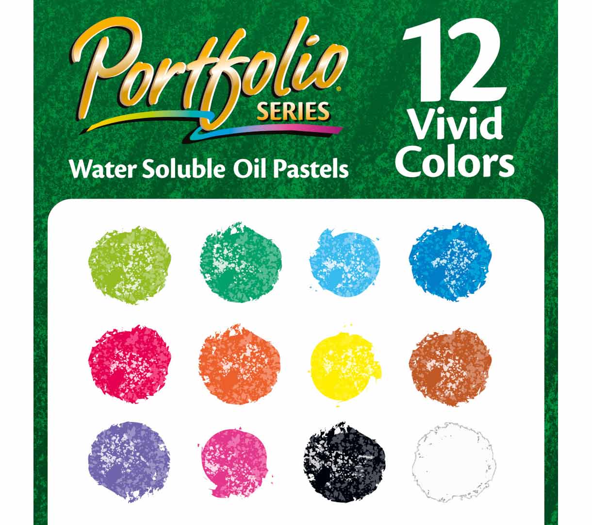 Portfolio Series Water Soluble Oil Pastels 12 count