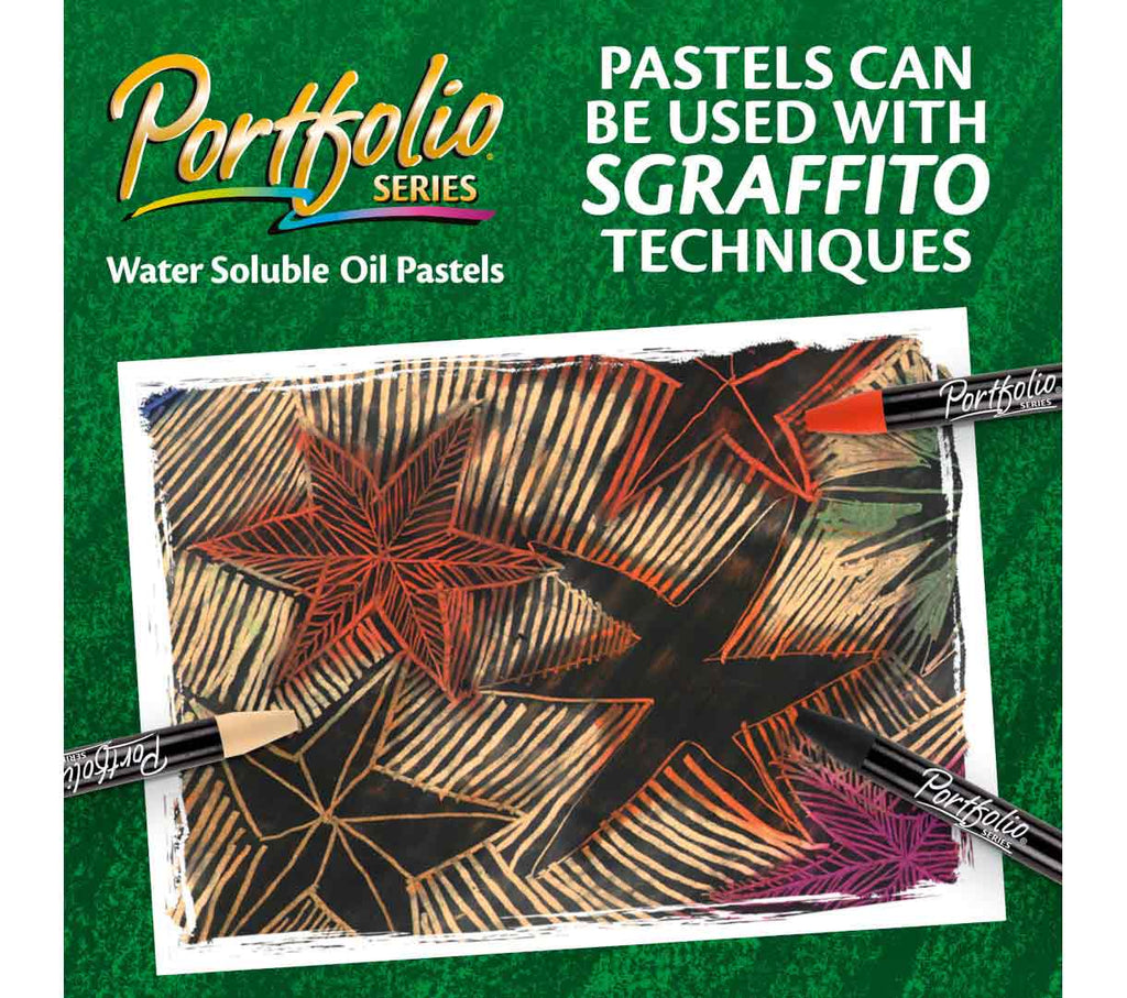 Portfolio Series Water Soluble Oil Pastels 12 count