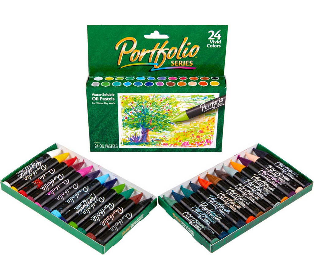 Portfolio Series Water Soluble Oil Pastels 24 count