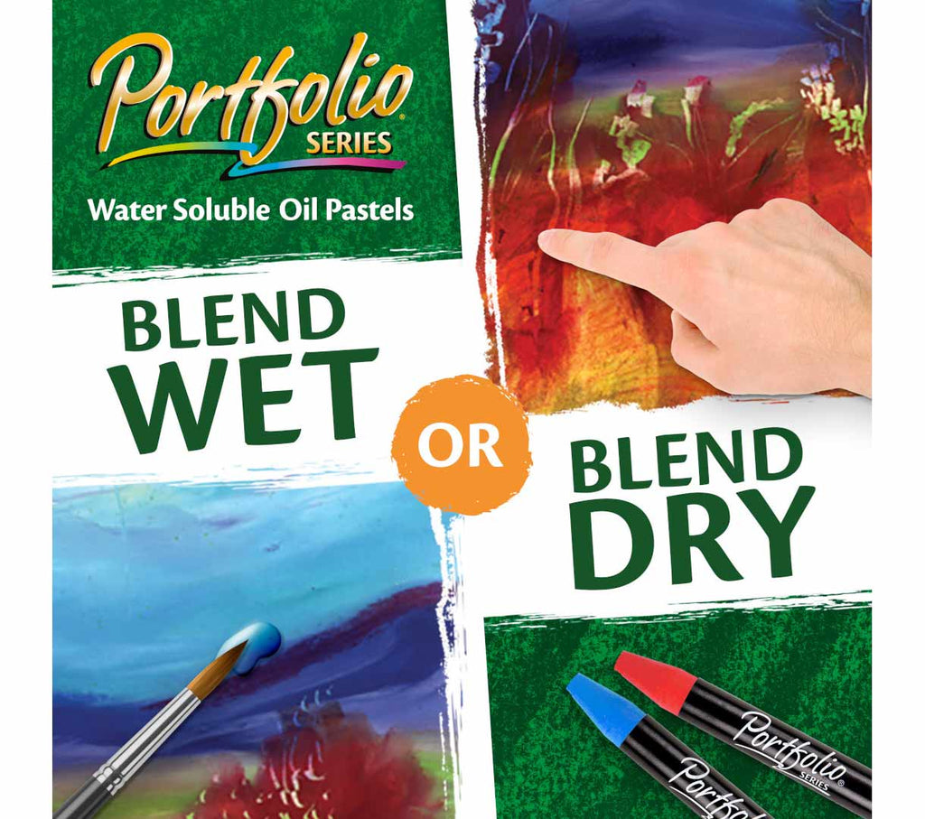 Portfolio Series Water Soluble Oil Pastels 24 count