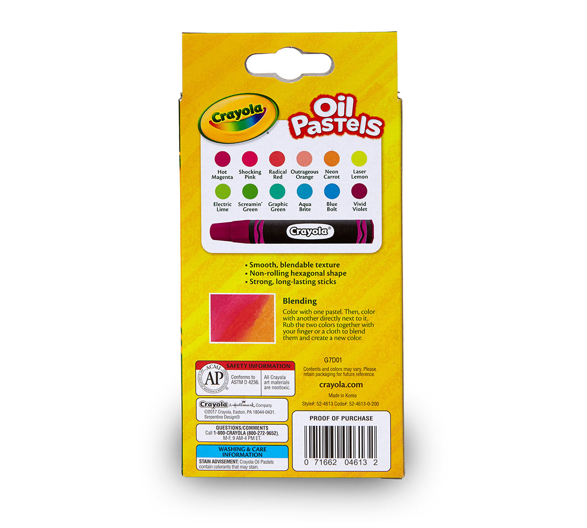 Neon Oil Pastels 12 ct.