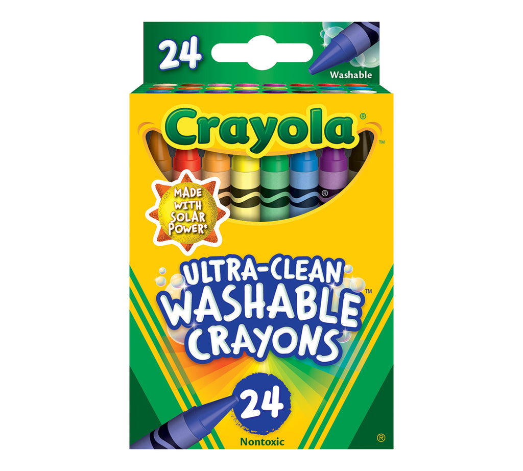 Ultra-Clean Washable Crayons 24 Count