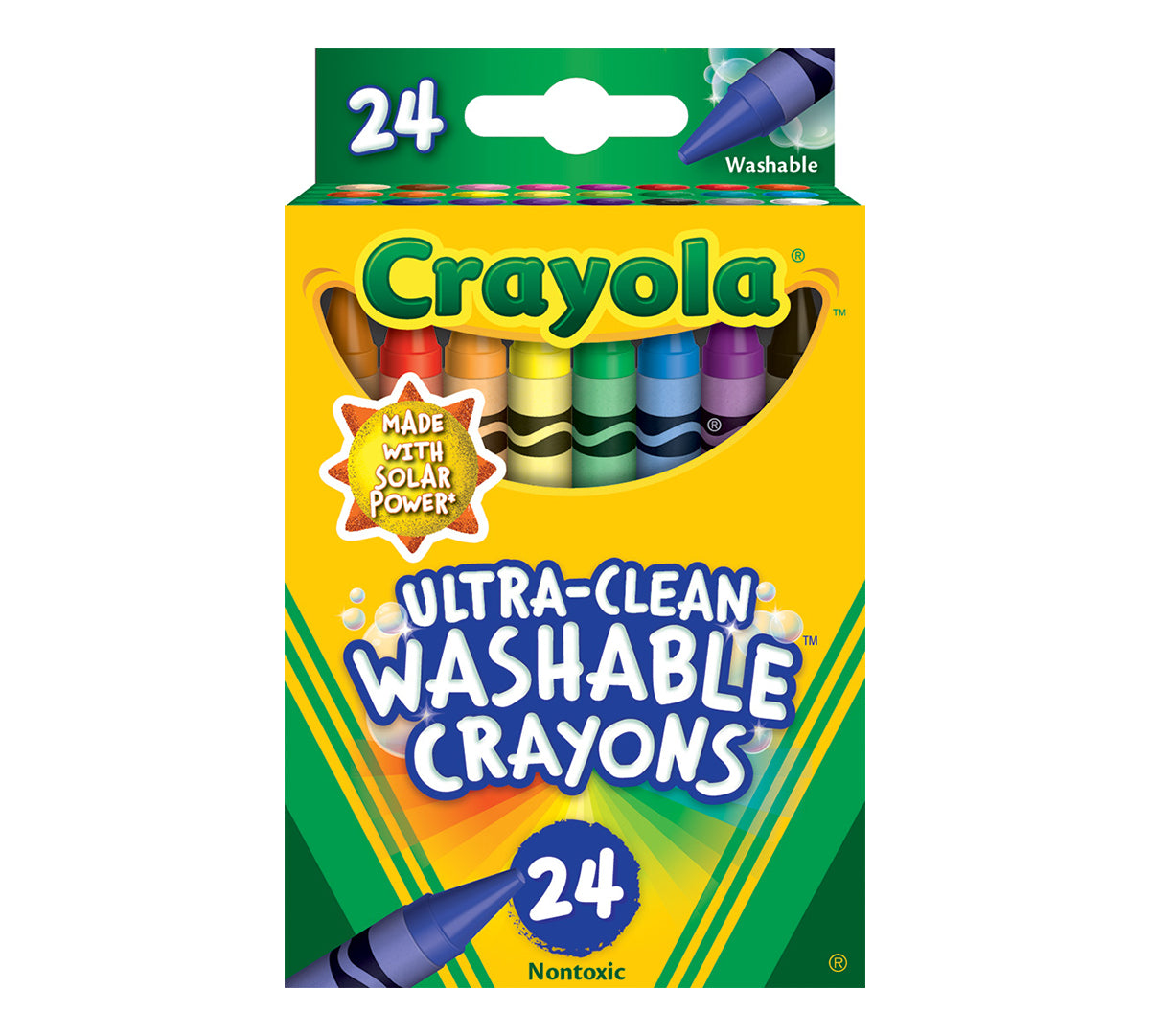 Ultra-Clean Washable Crayons 24 Count