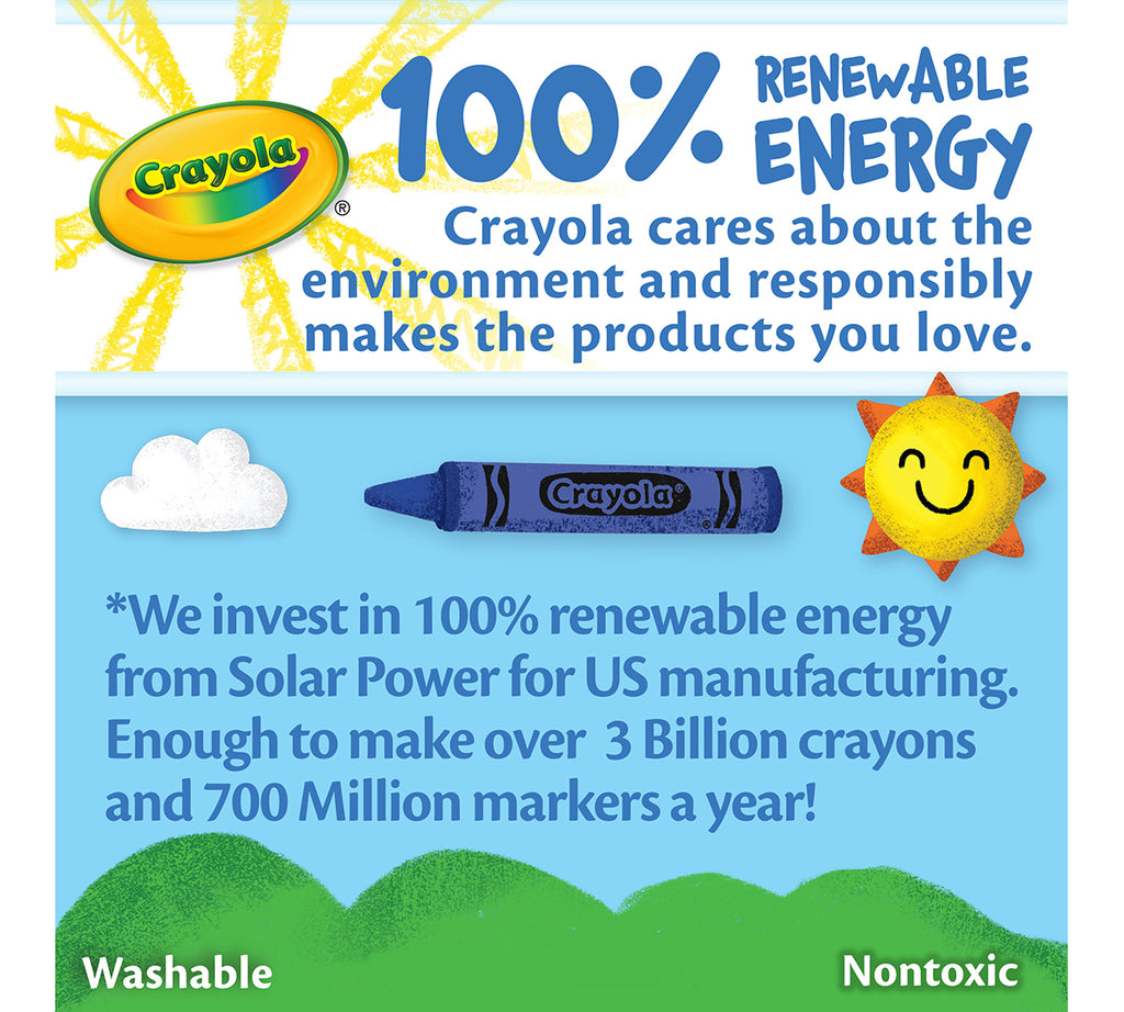 Ultra-Clean Washable Crayons 24 Count