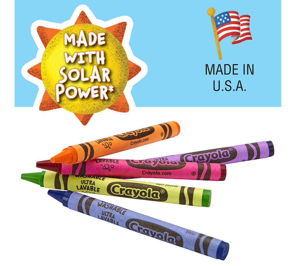 Ultra-Clean Washable Crayons 24 Count