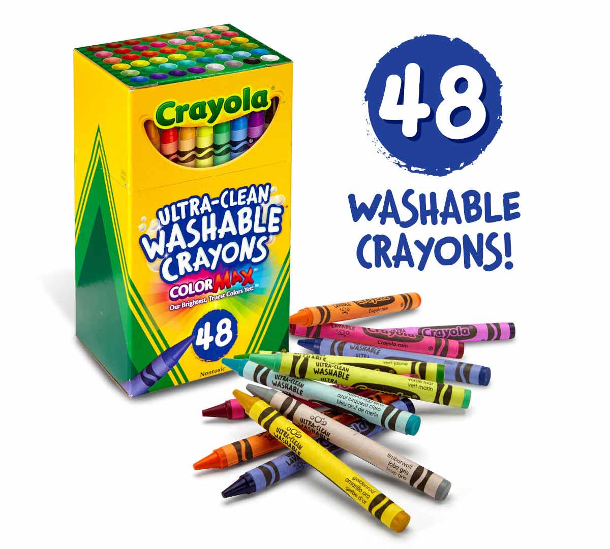 Ultra-Clean Crayons 48 Count