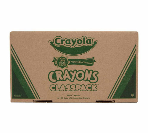 Classic Crayola Crayons Classpack 800 Count 8 Colors