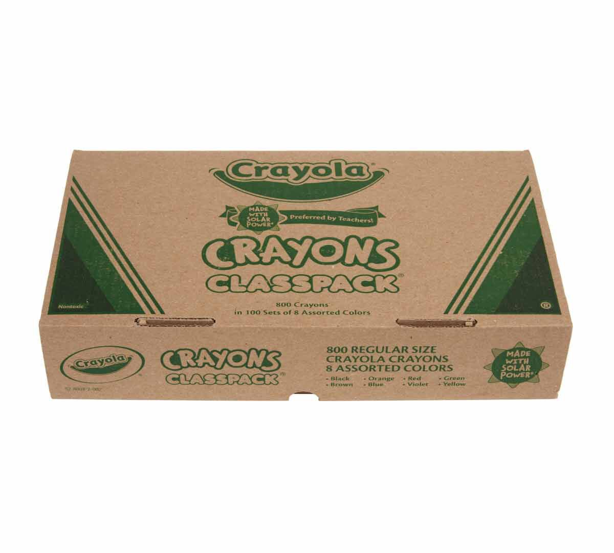 Classic Crayola Crayons Classpack 800 Count 8 Colors