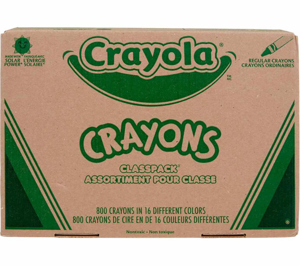 Crayon Classpack 800 Count 16 Colors