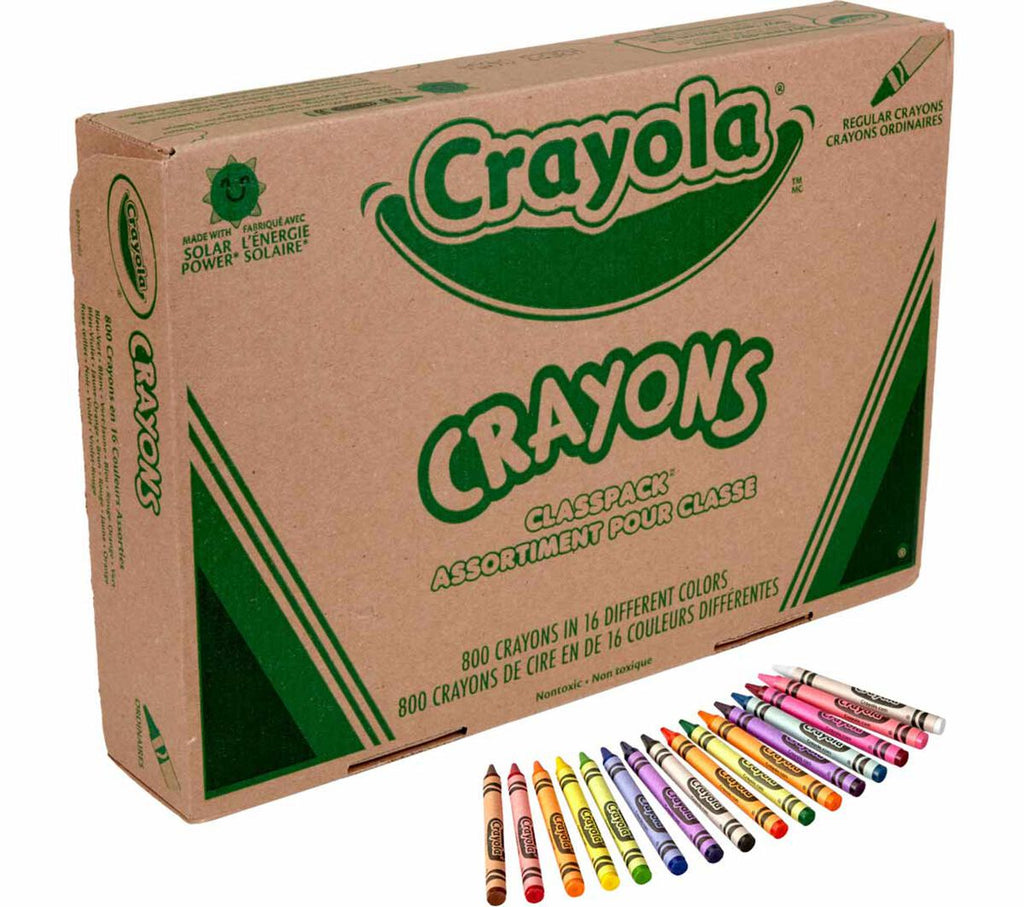 Crayon Classpack 800 Count 16 Colors