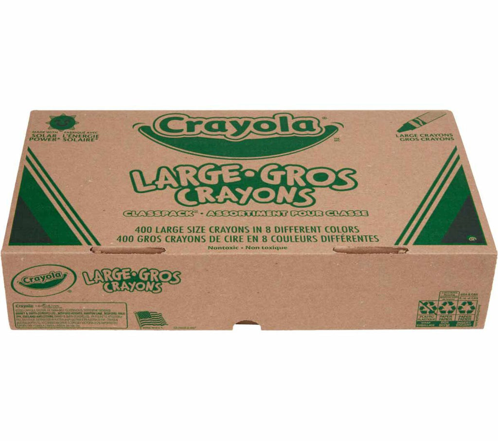 Large Crayon Classpack 400 Count 8 Colors