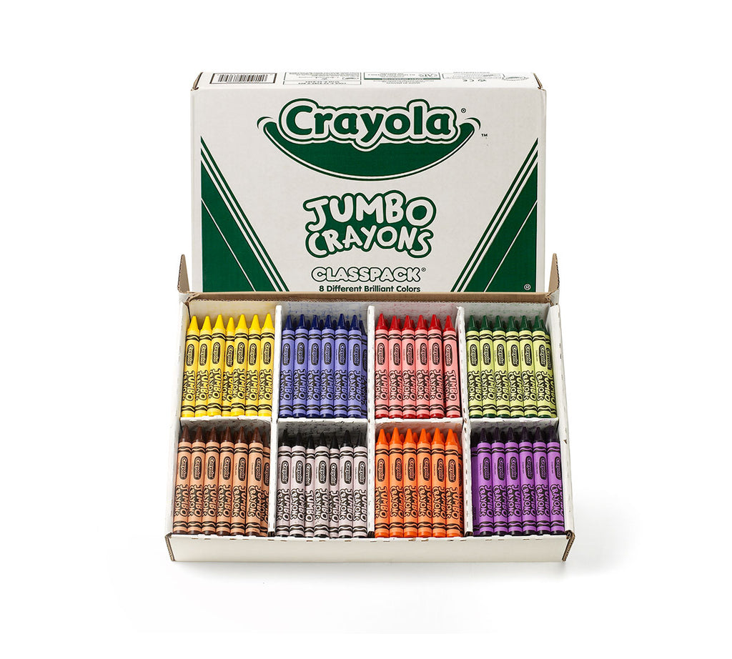 Crayola Jumbo Crayons 200 Count 8 Colors