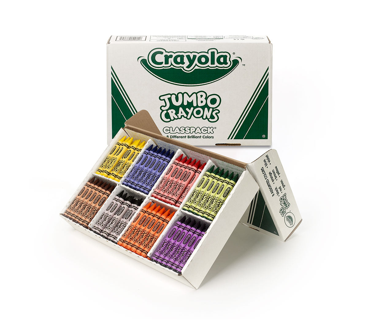 Crayola Jumbo Crayons 200 Count 8 Colors