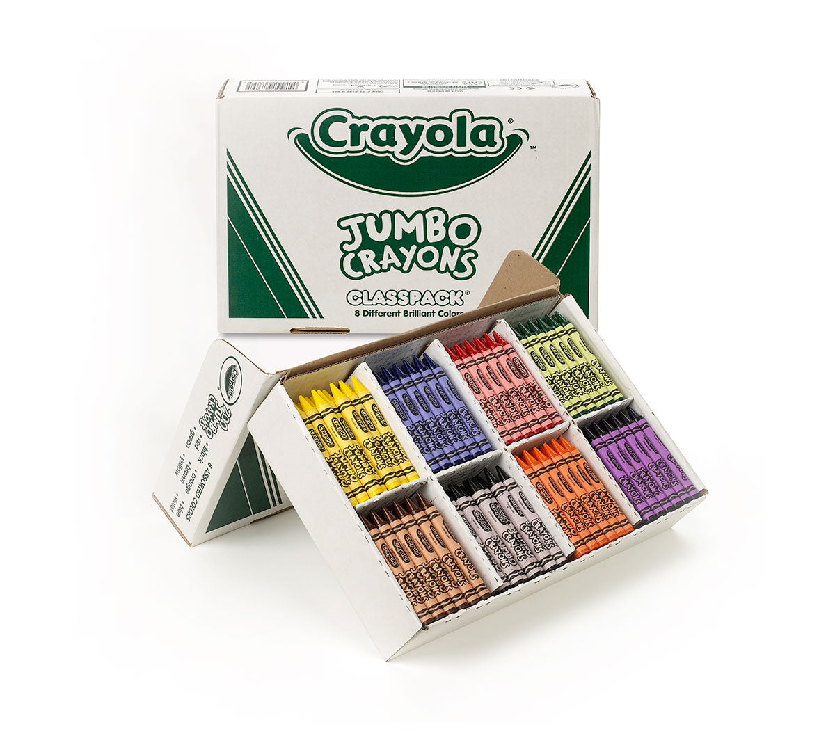 Crayola Jumbo Crayons 200 Count 8 Colors