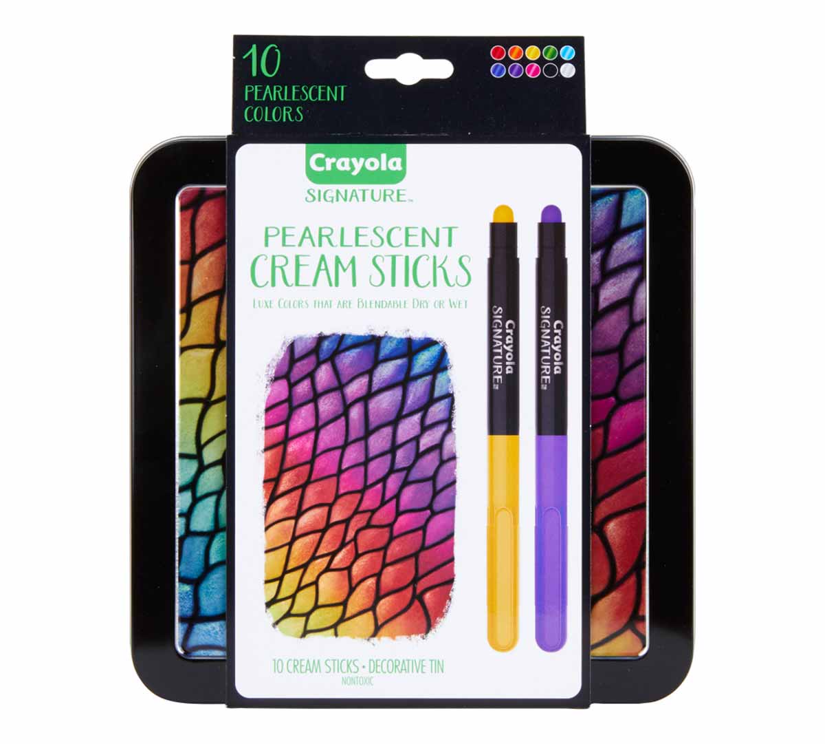 Signature Pearlescent Cream Sticks 10 Count