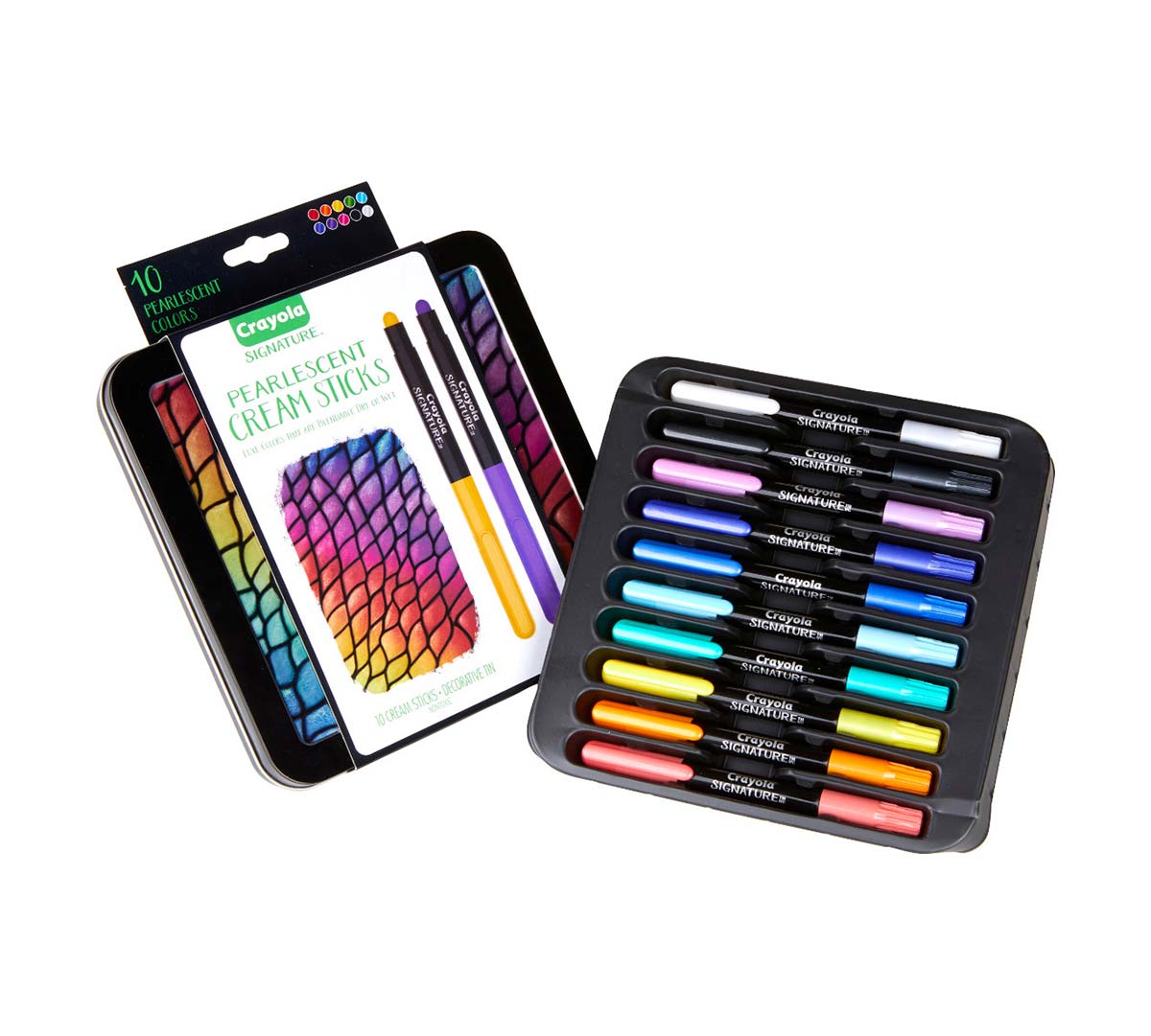 Signature Pearlescent Cream Sticks 10 Count